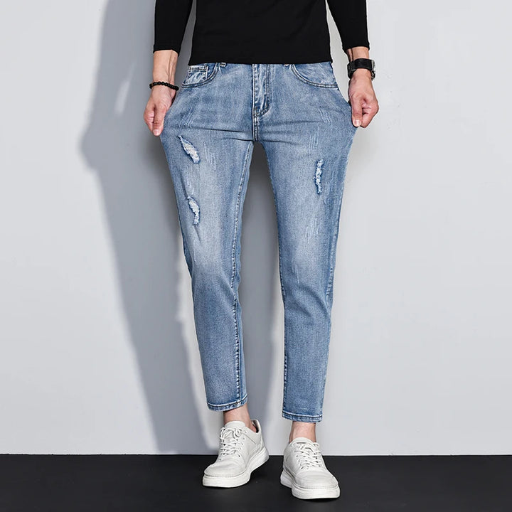 Asen Taper-Crop Denim