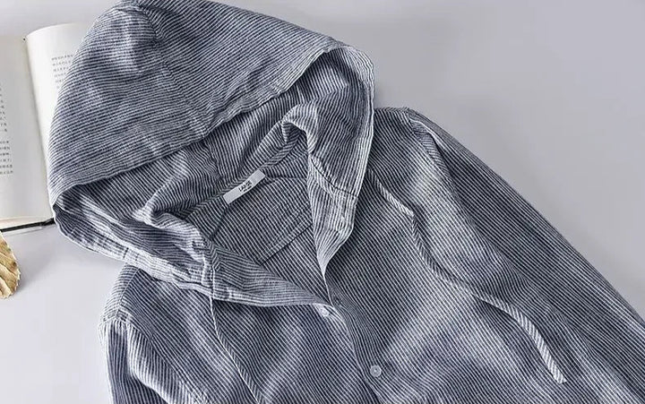Bresco Hooded Linen Shirt