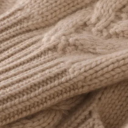Sandra Eve Cable-Knit Cardigan