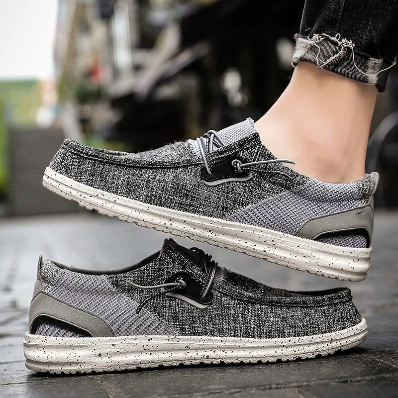 Harlan Textured Canvas Sneakers