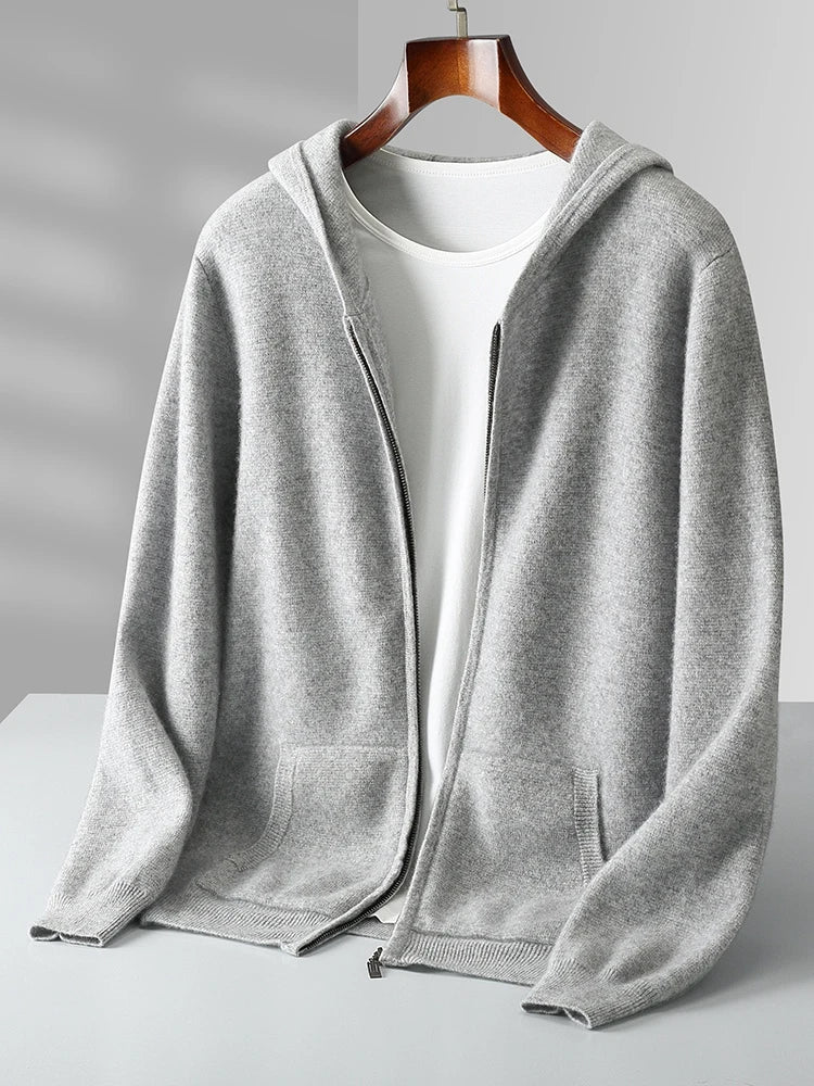 Montclair 100% Merino Wool Zip Hoodie