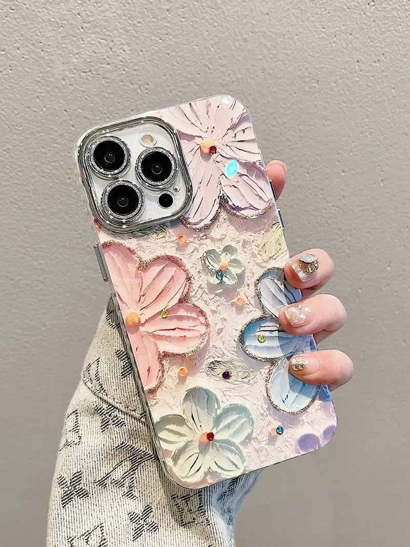 Creamy Petals iPhone Case