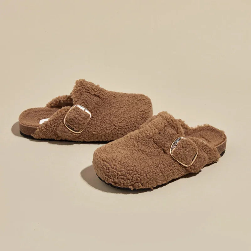 Cedar Glen Fuzzy Mules