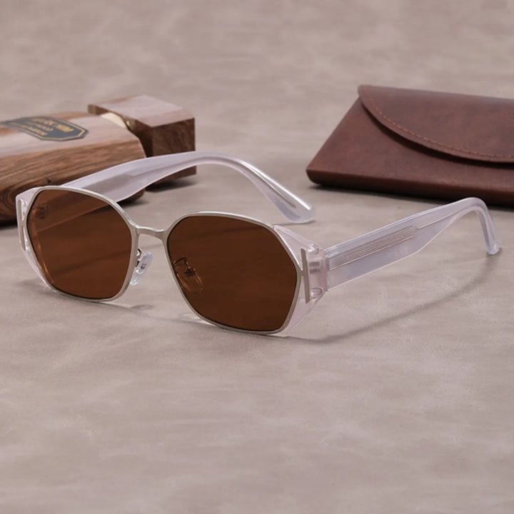 Belair Retro Oval Sunglasses