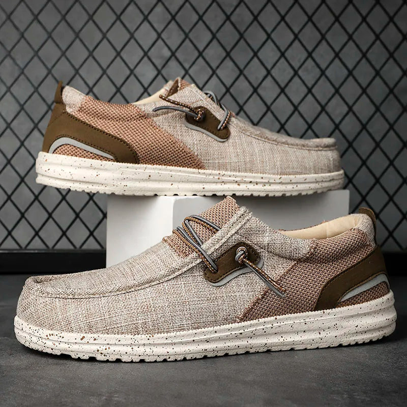 Harlan Textured Canvas Sneakers