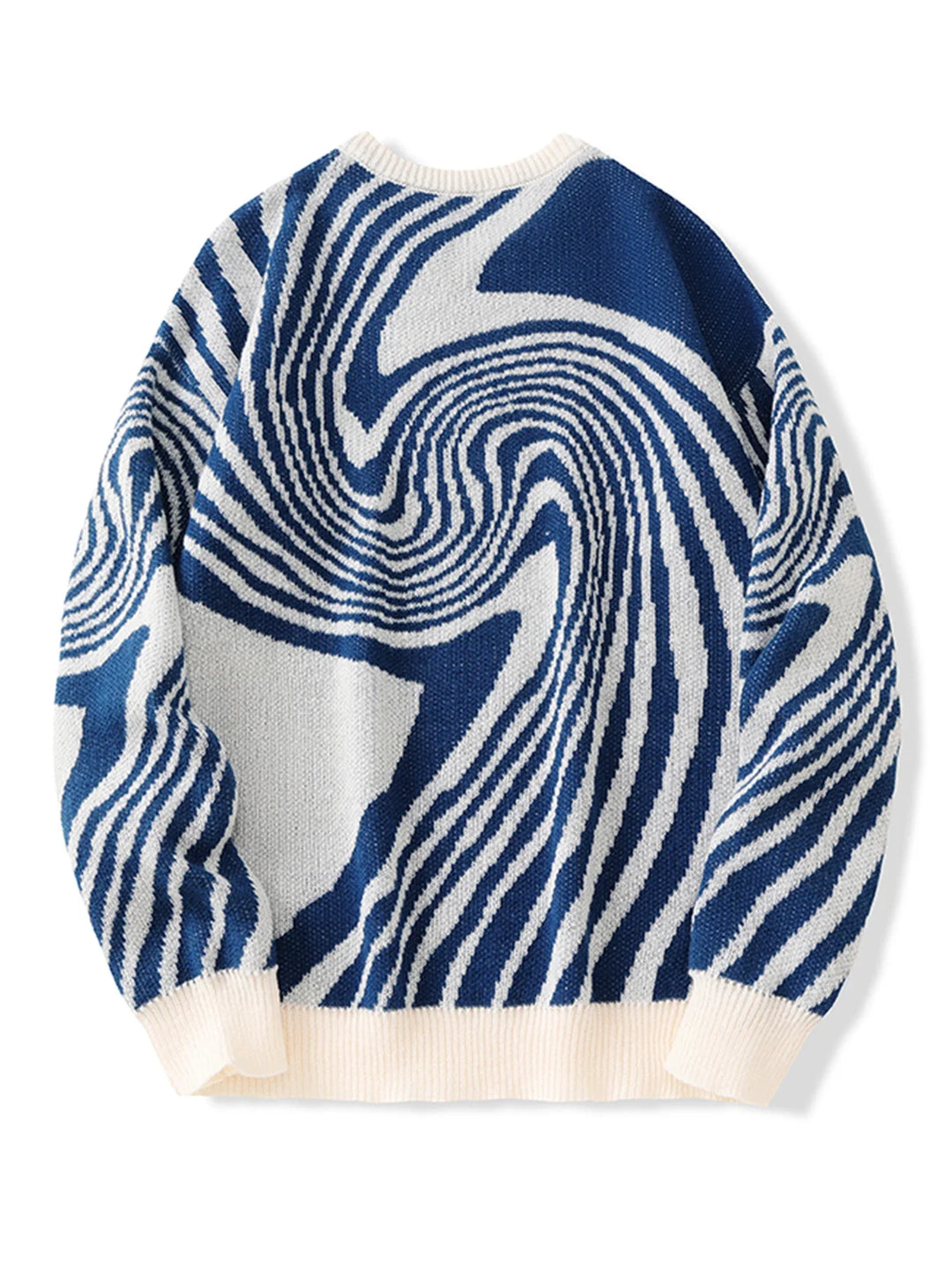 Cloudrift Abstract Wool Pullover