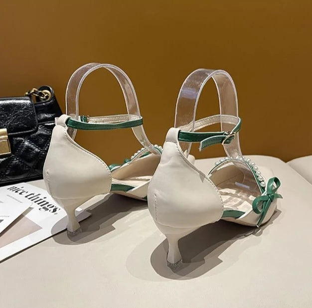 Esmée Pearly Bow Heels