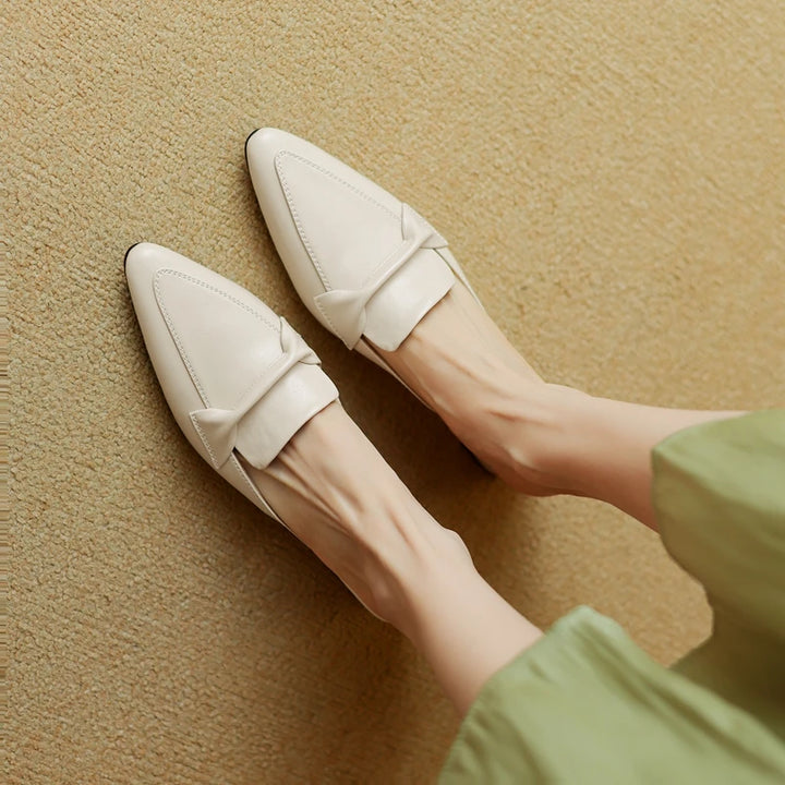 Alvéra Genuine Leather Mules