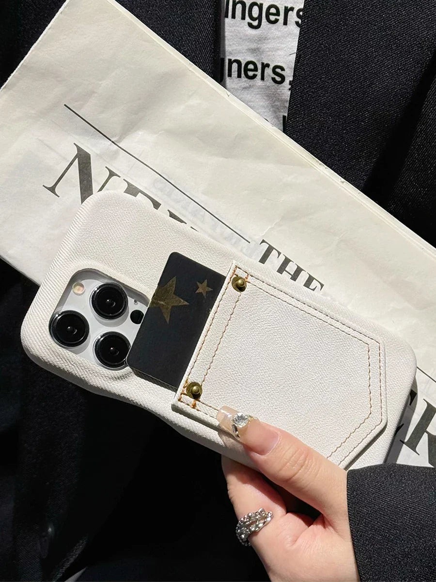 Indigo Denim iPhone Case
