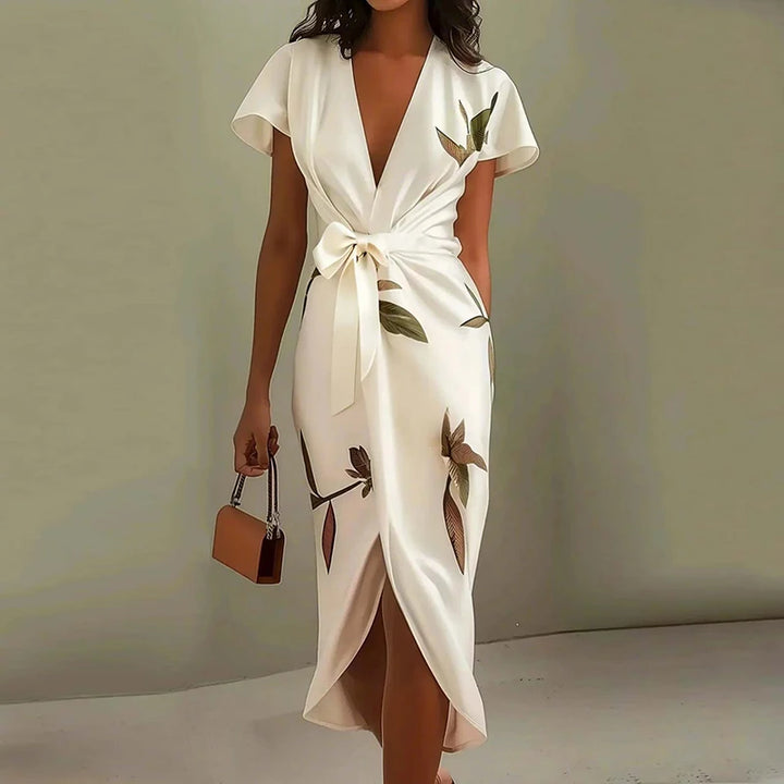 Sienna Botanical Midi Dress