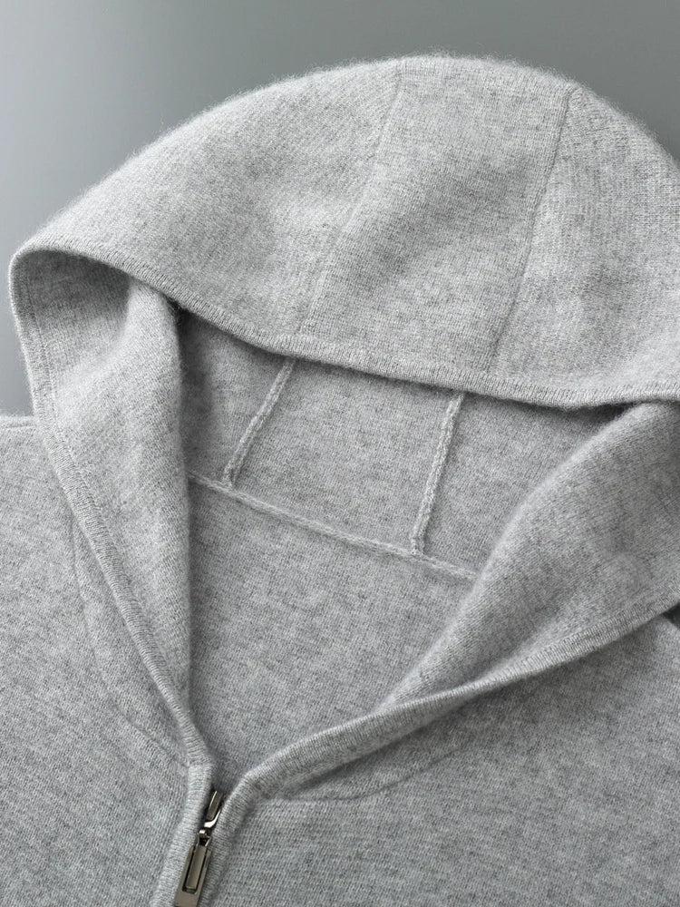 Montclair 100% Merino Wool Zip Hoodie