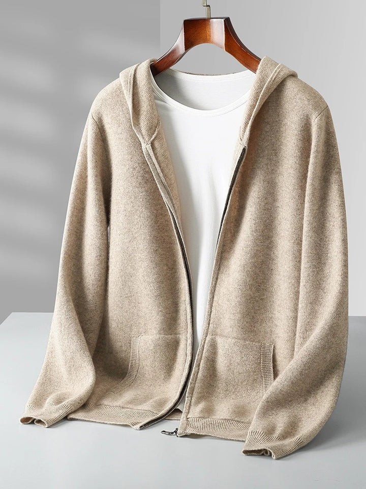 Montclair 100% Merino Wool Zip Hoodie