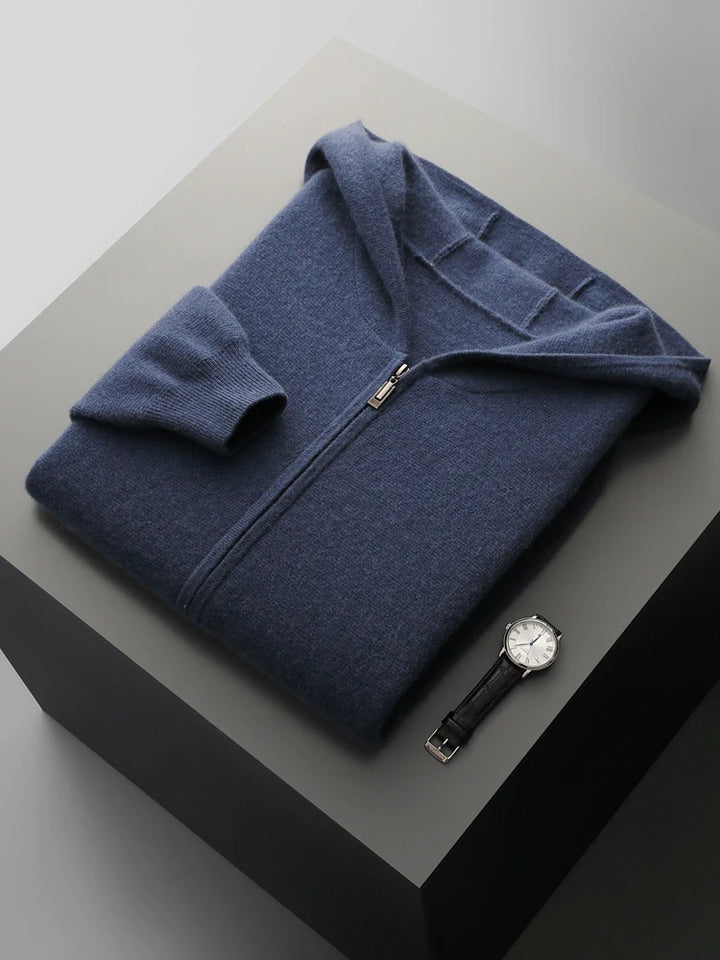 Montclair 100% Merino Wool Zip Hoodie