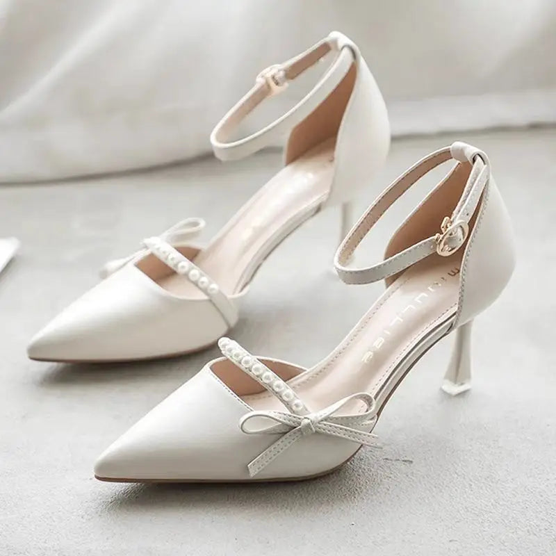 Esmée Pearly Bow Heels