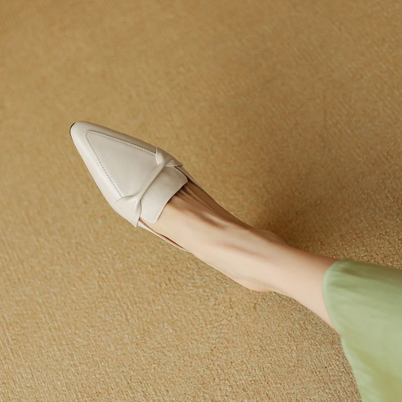 Alvéra Genuine Leather Mules