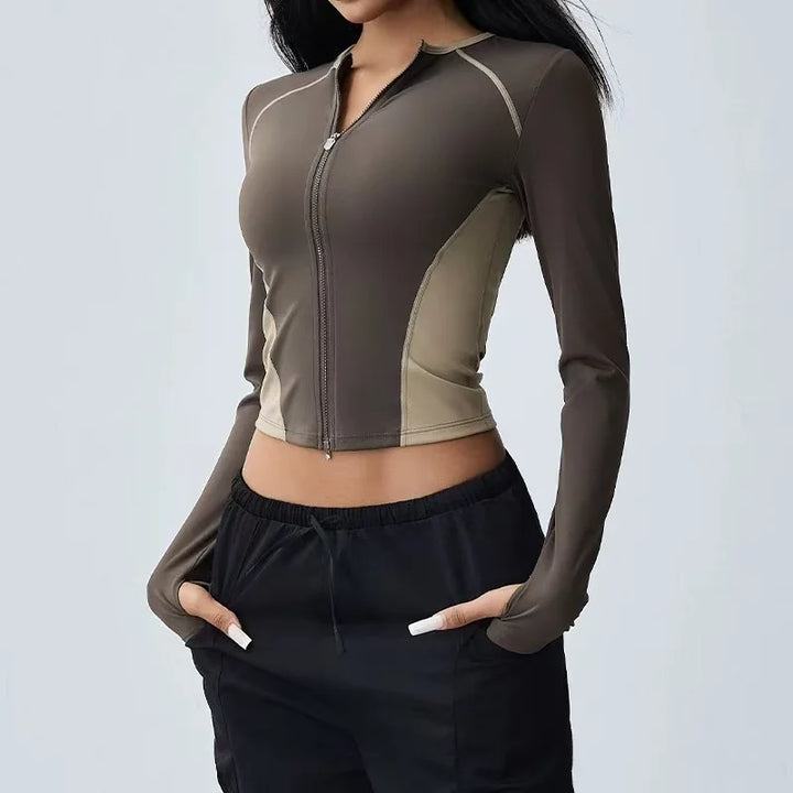 Elowen Form Zip-Up Yoga Top