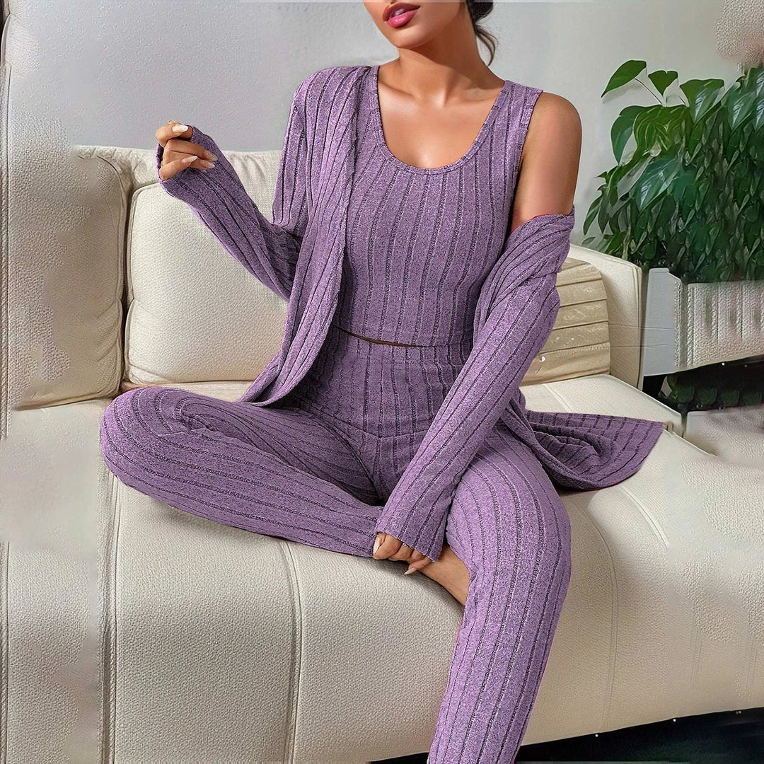 Lazaria Ribbed Knitwear Set