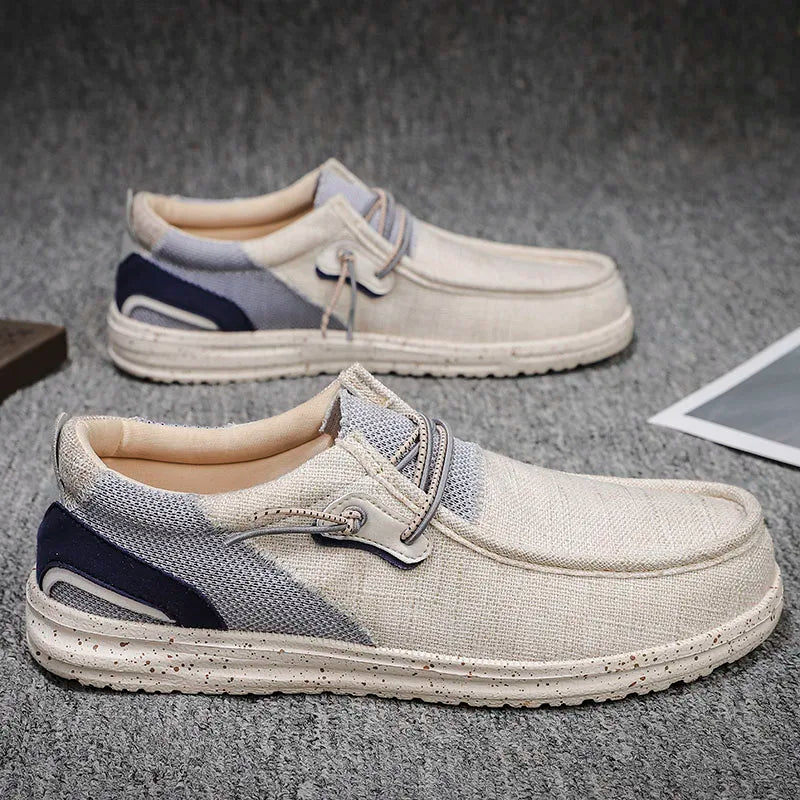 Harlan Textured Canvas Sneakers