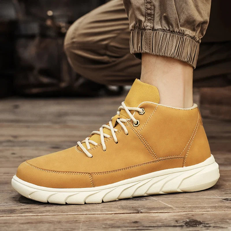 Crestline Antigrid Genuine Leather Sneakers