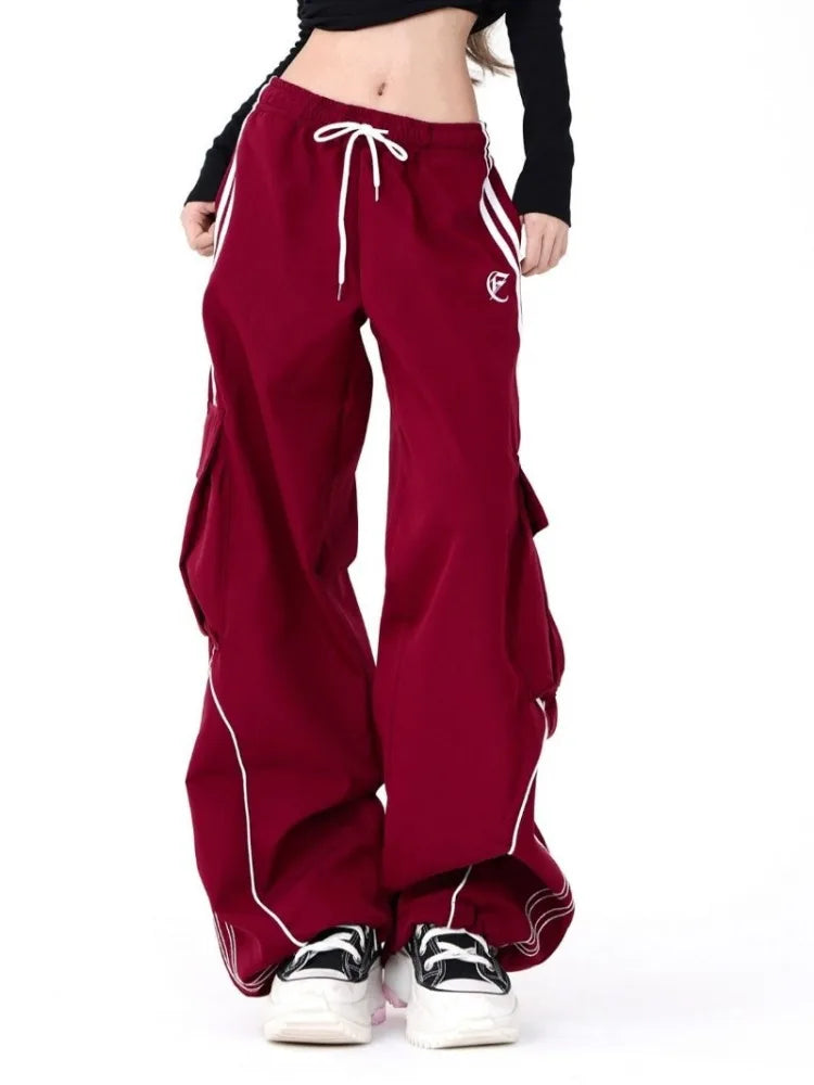 Alessa Wide-Leg Track Pants