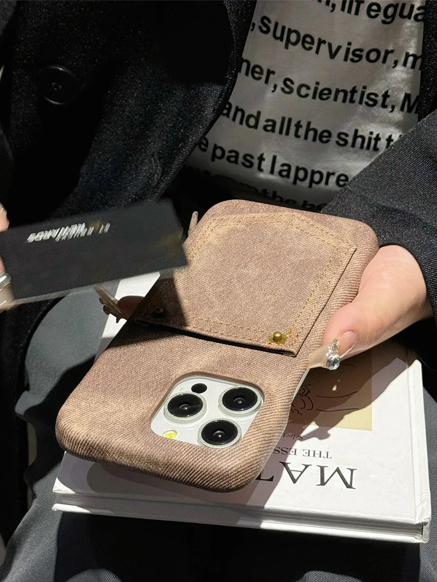 Indigo Denim iPhone Case