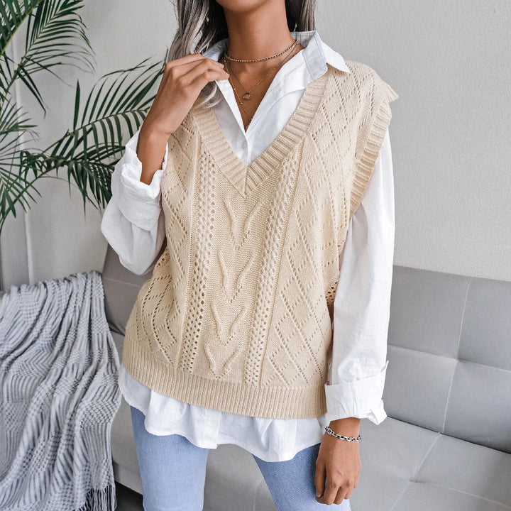 Ellsworth Calloway Knitted Wool Vest