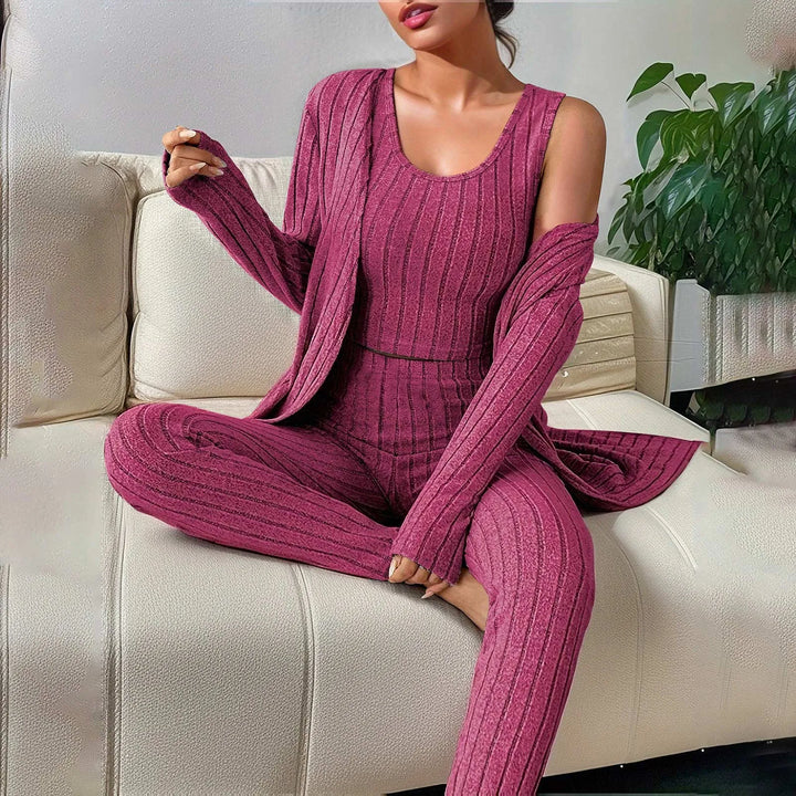Lazaria Ribbed Knitwear Set