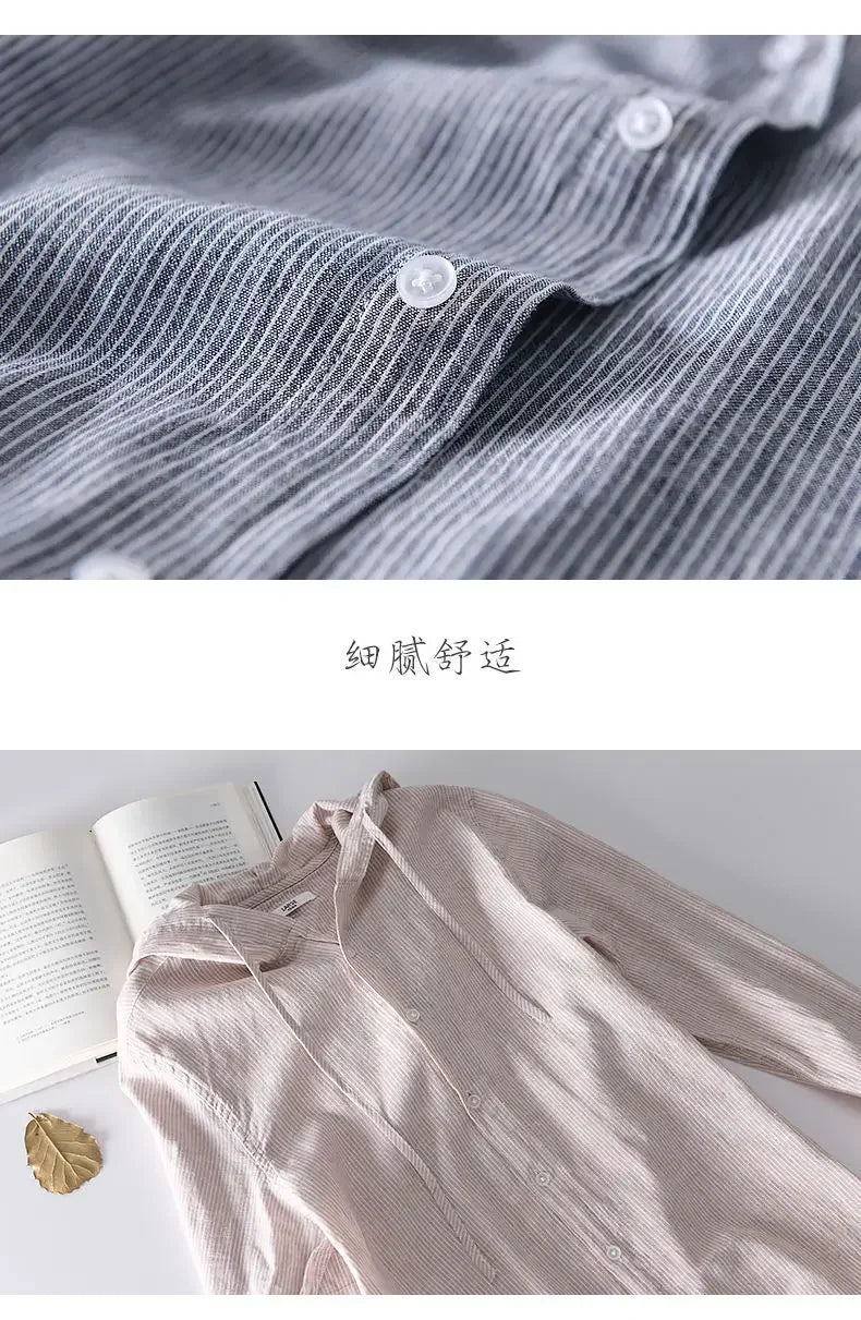 Bresco Hooded Linen Shirt