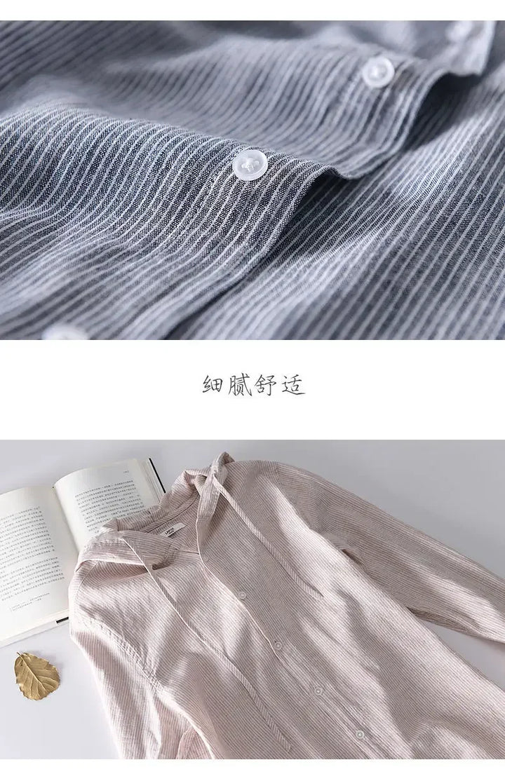 Bresco Hooded Linen Shirt