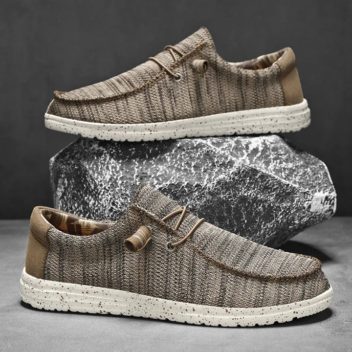 Maddox Textured Canvas Sneakers