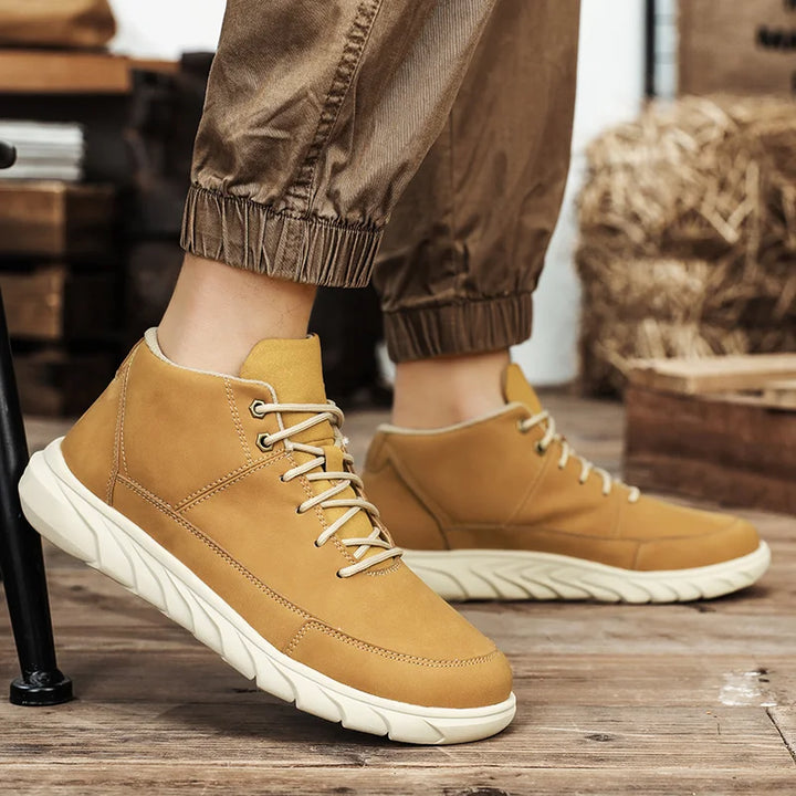 Crestline Antigrid Genuine Leather Sneakers