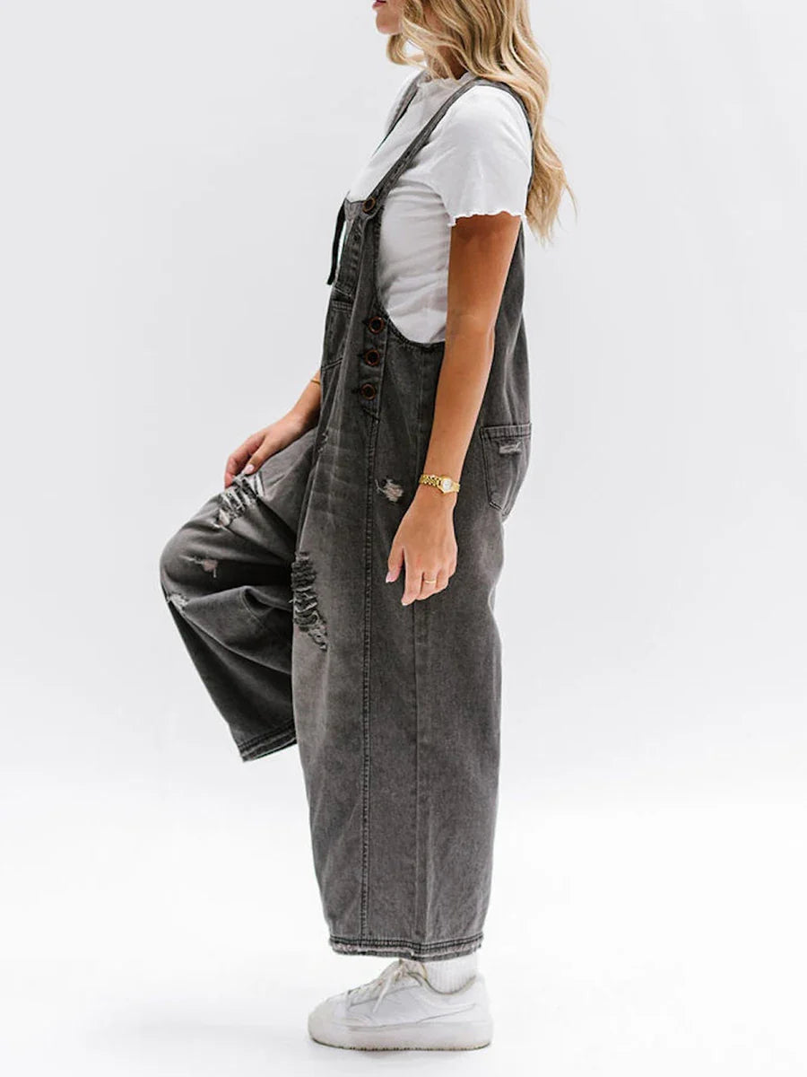 Chambray Denim Overalls