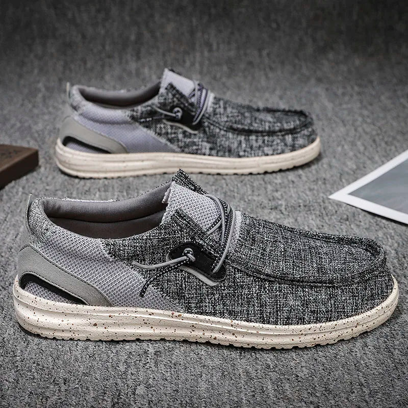 Harlan Textured Canvas Sneakers