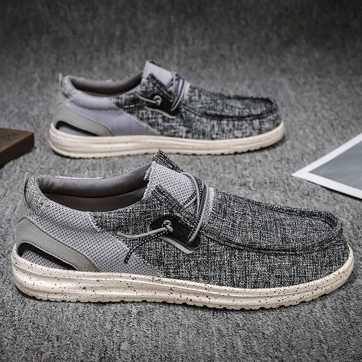 Harlan Textured Canvas Sneakers
