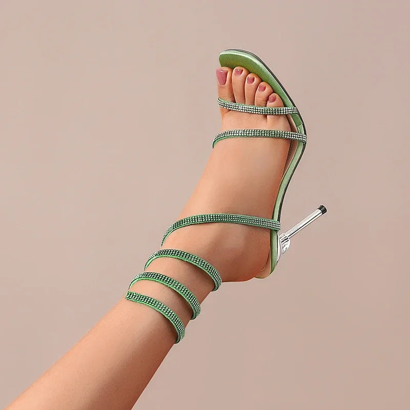 Divine Spiral Wraparound Heels