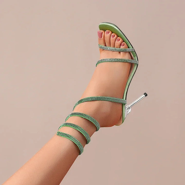 Divine Spiral Wraparound Heels