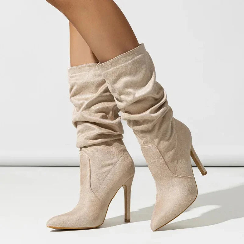 Vionna Pleated Heels