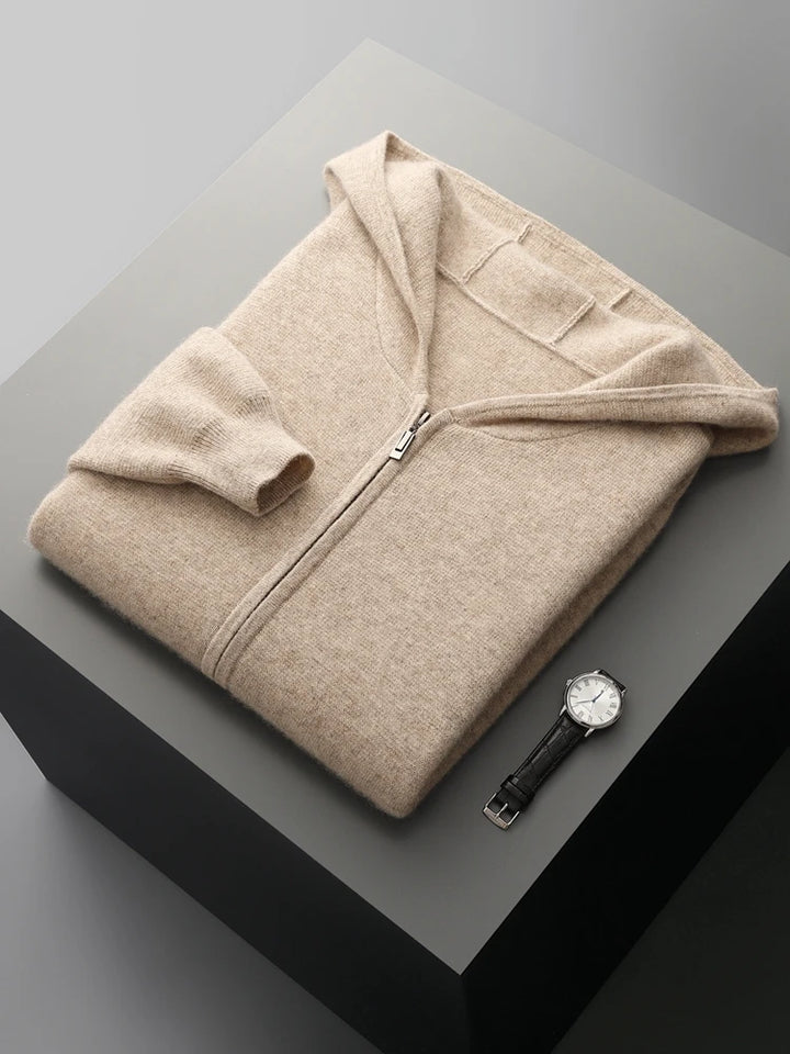 Montclair 100% Merino Wool Zip Hoodie