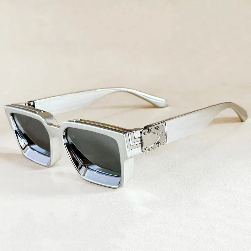 Monza Angular Retro Sunglasses