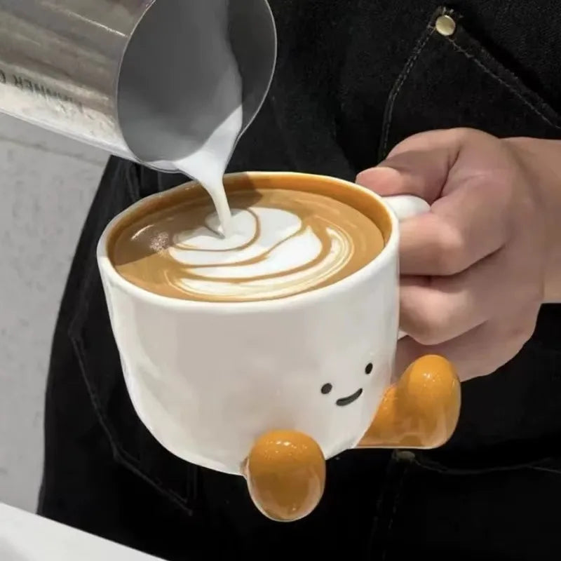 Smiley Mellow Glazed Ceramic Mug