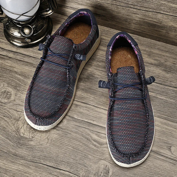 Maddox Textured Canvas Sneakers