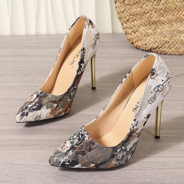 Bella Notte Embroidered Stilettos