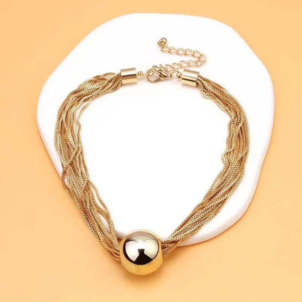 Arista Sphere Droplet Choker