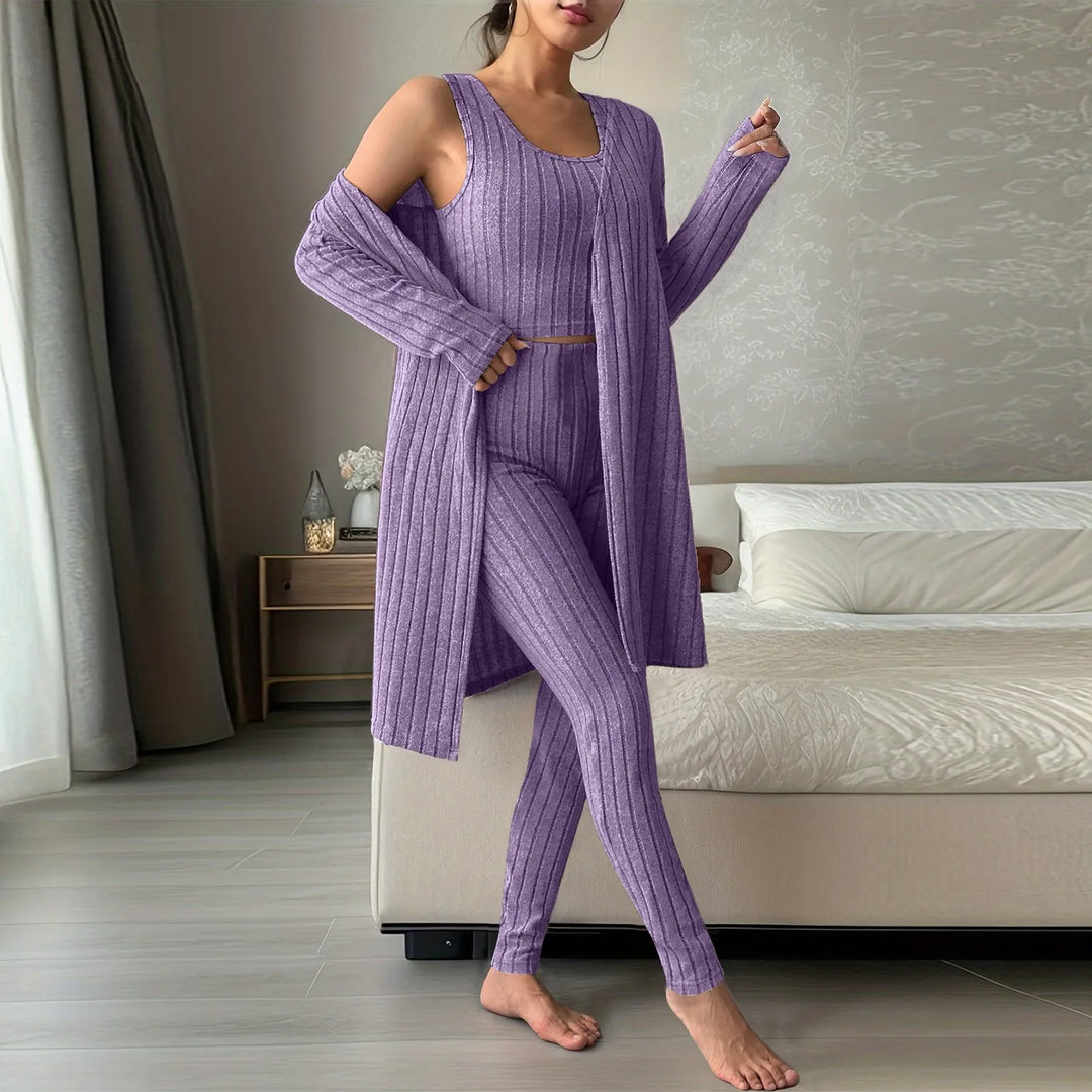 Lazaria Ribbed Knitwear Set