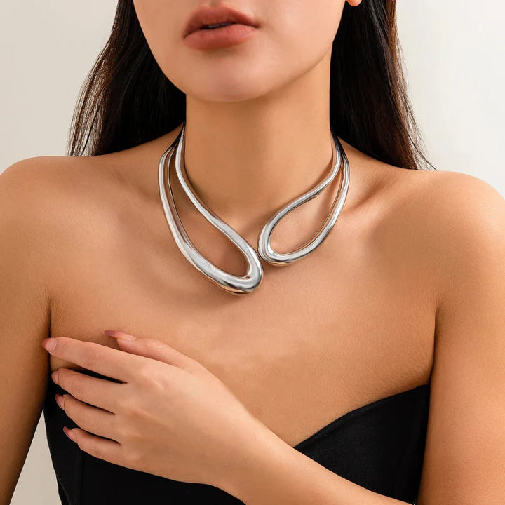 Serene Minimalist Drop Necklace