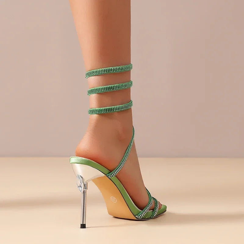 Divine Spiral Wraparound Heels