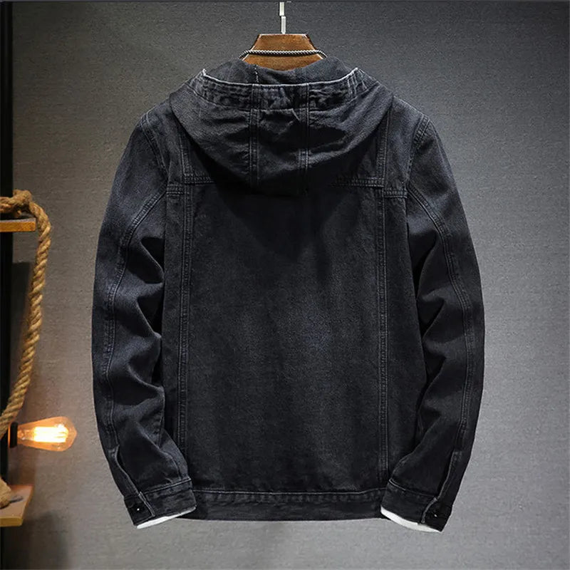 Stellan Hooded Denim Jacket