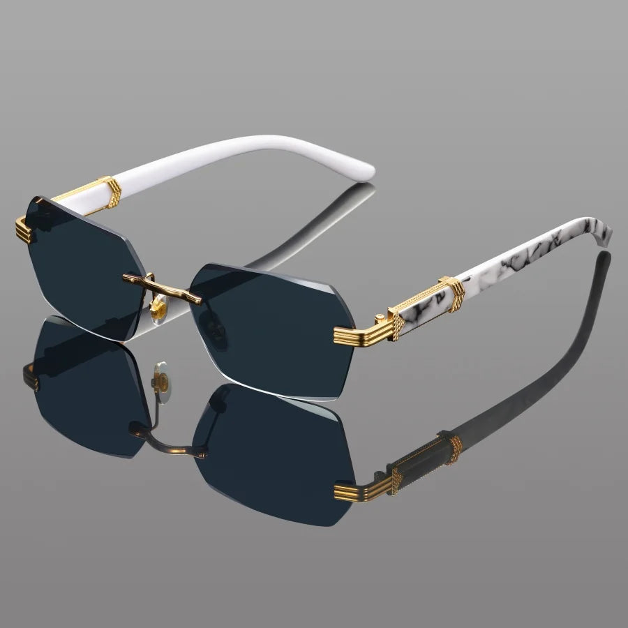 Santi Voss Rimless Sunglasses
