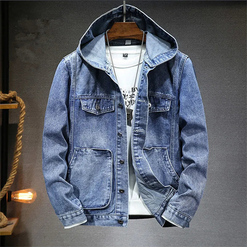 Stellan Hooded Denim Jacket