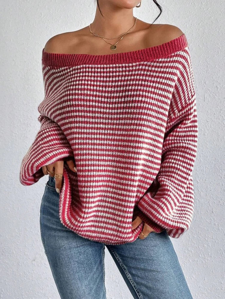 Milo Shoulder Drop Knit Pullover